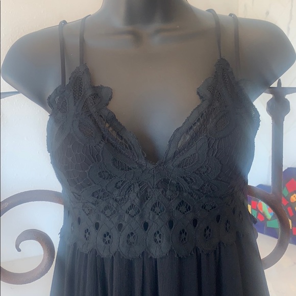 Trend shop black lace bodice slip dress - Picture 3 of 12